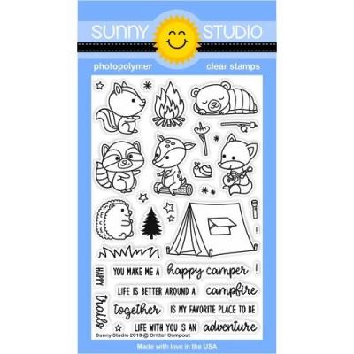 Sunny Studio Clear Stamps - Critter Campout
